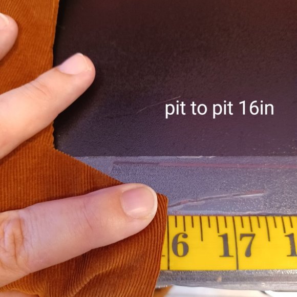 LEONA by LAUREN LEONARD Sz 2 Corduroy Cut Out Brown Shift Dress Sleeveless Lined - Picture 11 of 15